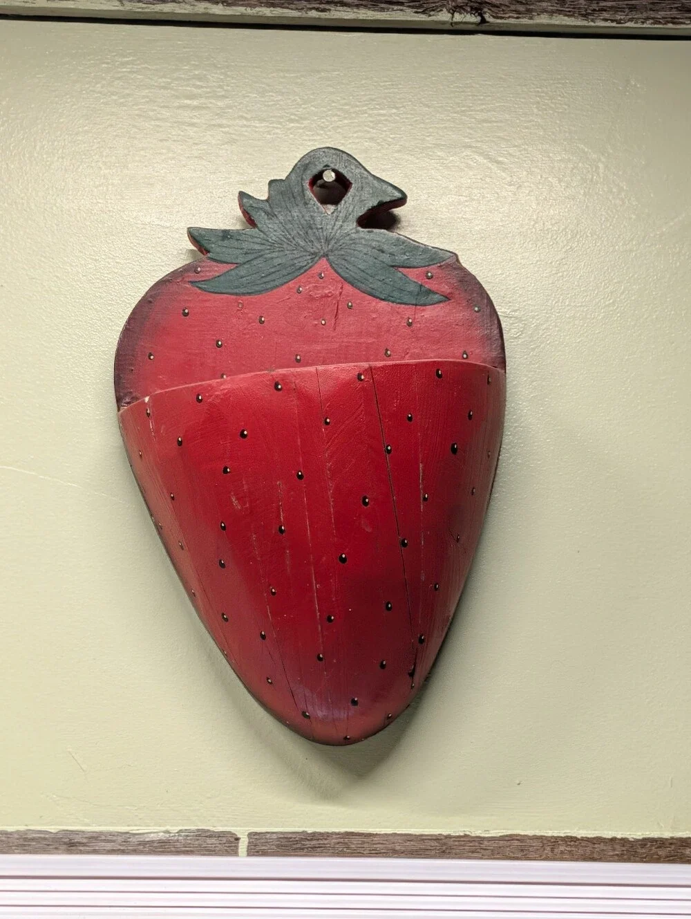 Red Strawberry Wall Pocket Décor - Brand
